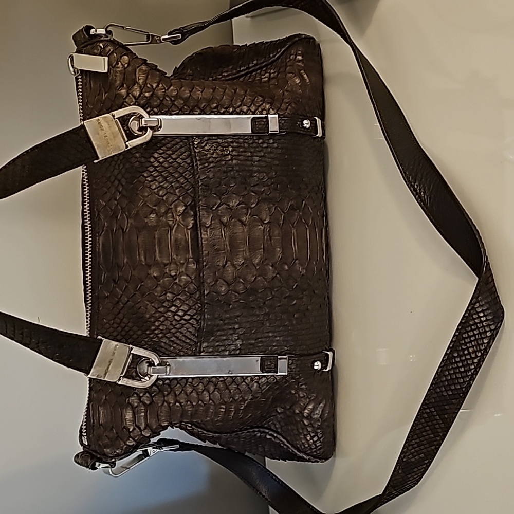 Michael Kors Collection Authentic Python Converti… - image 3